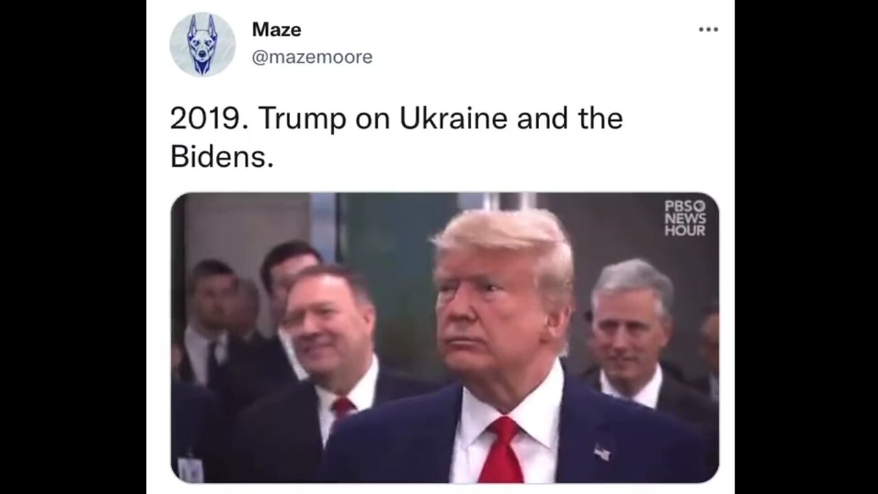 2019. Trump on Ukraine and the Bidens.