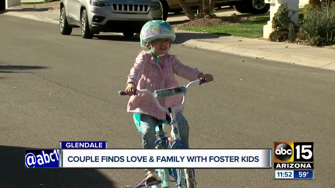 Couple finds love and family with foster kids