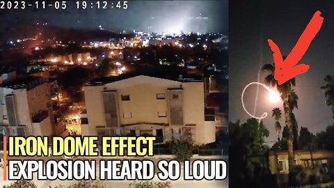 Multiple rockets U turn on themselves due to Iron Dome malfunctions