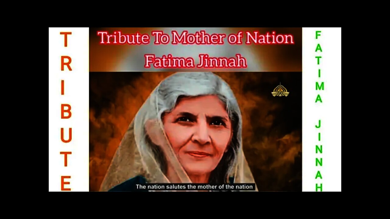 Fatima Jinnah Story || Tribute to sister of Muhammad Ali Jinnah Quaid e Azam