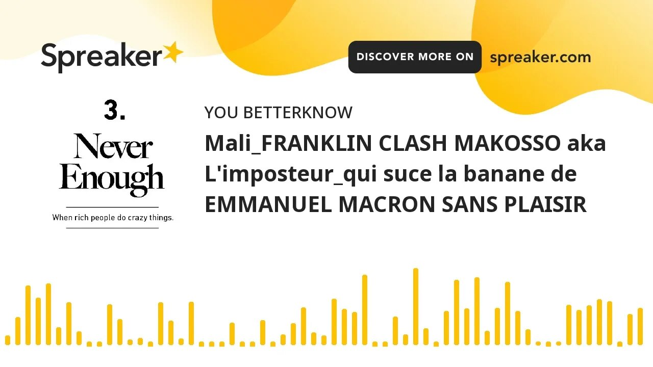 Mali_FRANKLIN CLASH MAKOSSO aka L'imposteur_qui suce la banane de EMMANUEL MACRON SANS PLAISIR