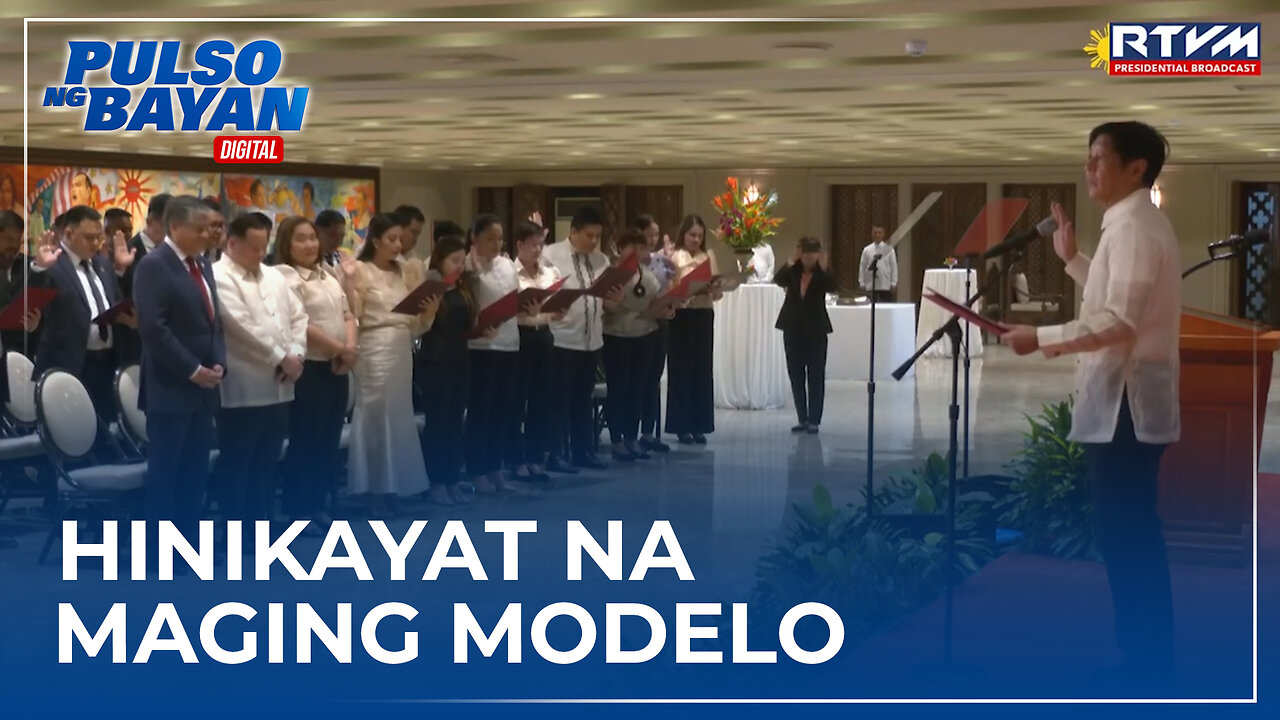 PBBM, hinimok ang mga bagong opisyal at Malacañang Press na maging modelo ng kahusayan at integridad