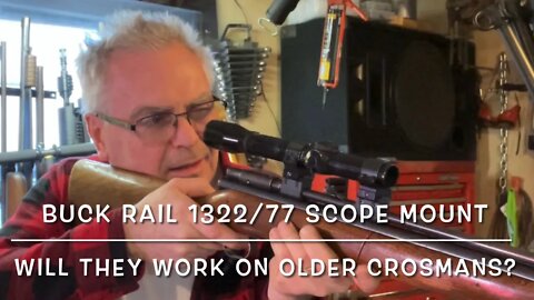 Can Buck Rail Crosman 1322 1377 scope mounts work on older rifles? Model 100, 101, 110, 120 & 140/7