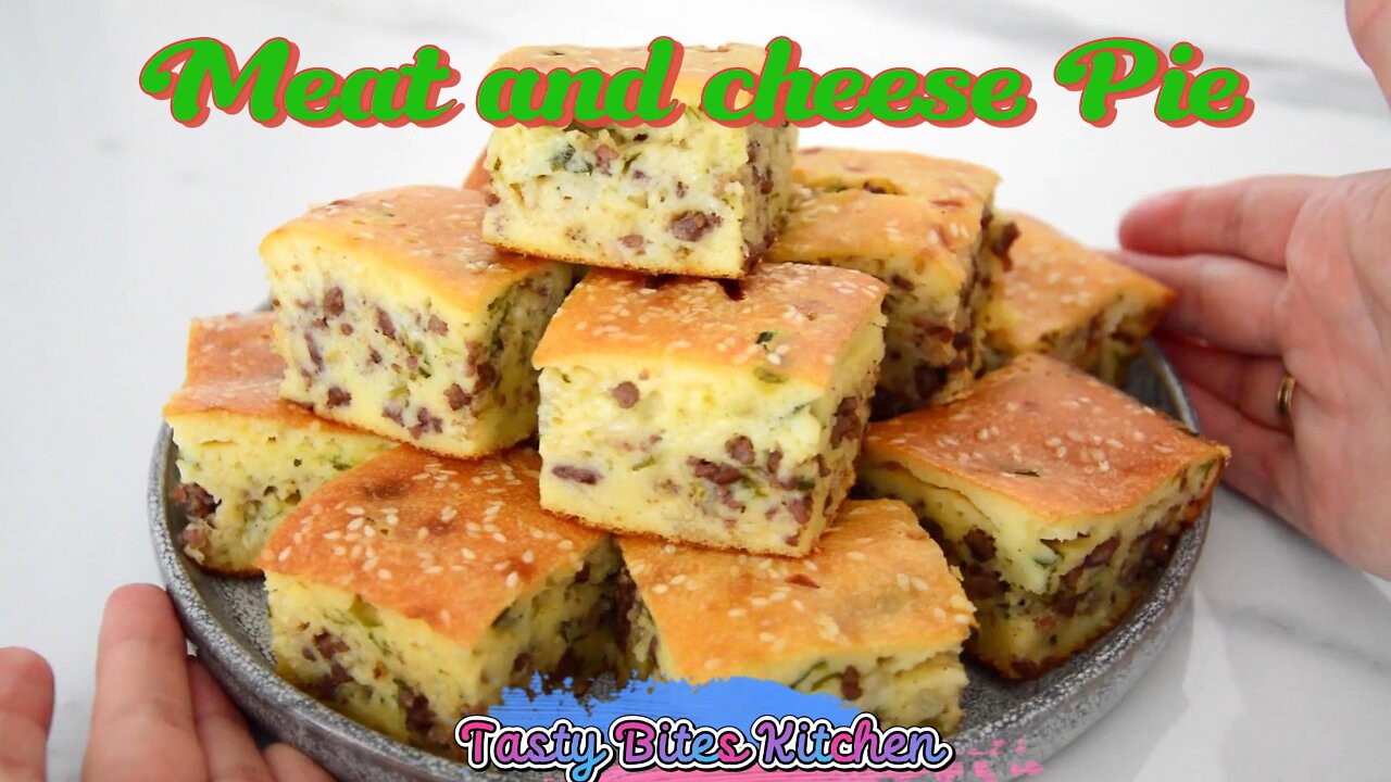 Easy Minced Meat and Cheese Pie Recipe | Quick & Delicious Savory Pie