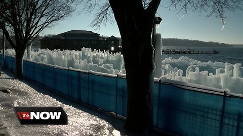 Lake Geneva Ice Castles hindered by mild December