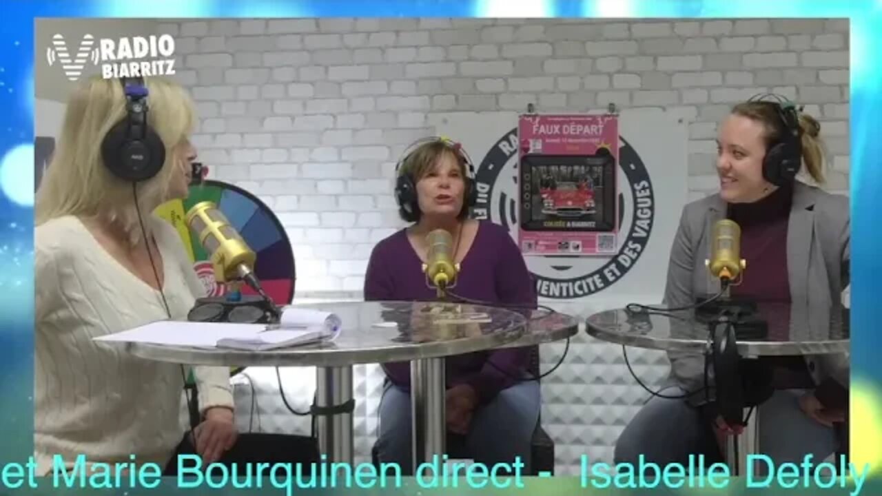 À l'honneur - Isabelle Defoly et Marie Bourquin pour FAUX DÉPART samedi 12 novembre au Colisée