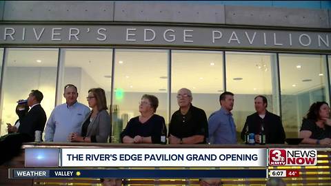 River's Edge Pavilion open