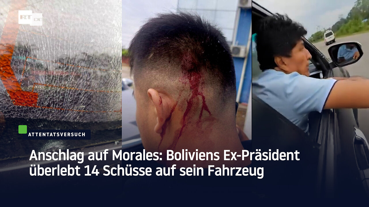 Anschlag auf Morales: Boliviens Ex-Präsident überlebt 14 Schüsse auf sein Fahrzeug