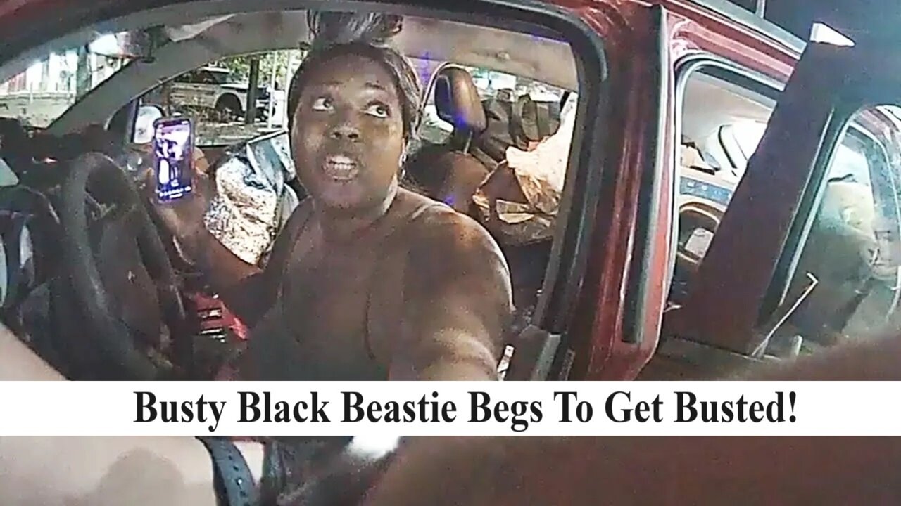 Overweight Black Woman Living Out Of Her Car Turns Traffic Warning Into Forceful Arrest!