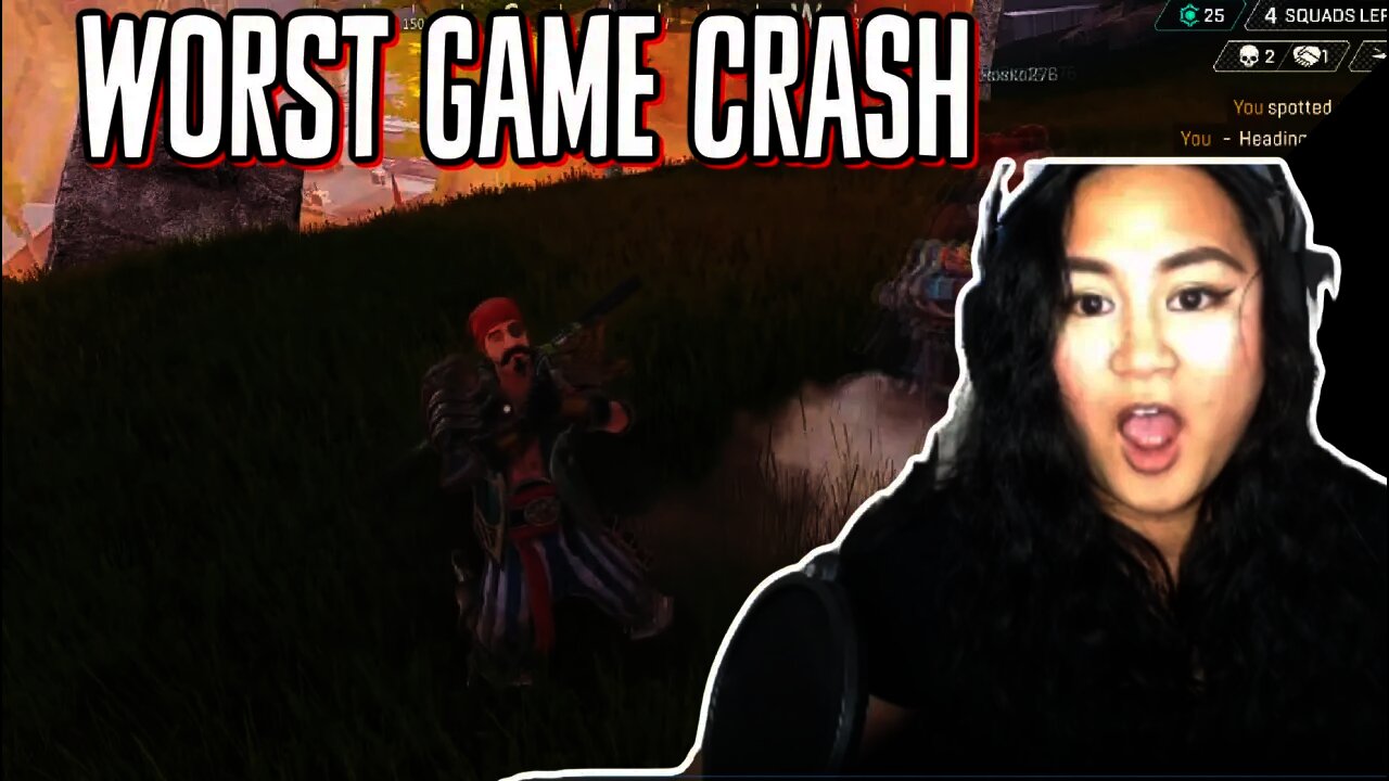 MINI FREAK OUT AFTER GAME CRASH | Apex Legends