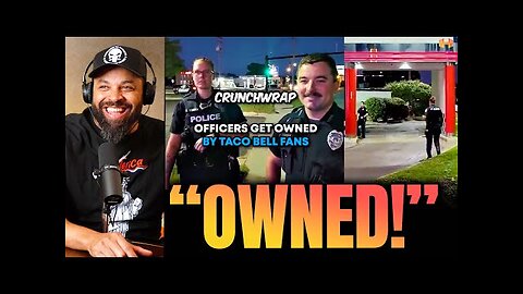 Female Police Officer Gets Triggered By Taco Bell Fans