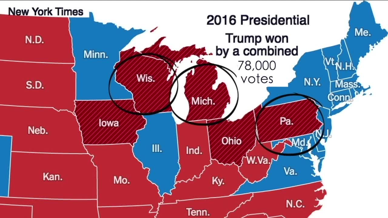 Trump campaign focuses on Ohio as polls show Joe Biden leading nationally