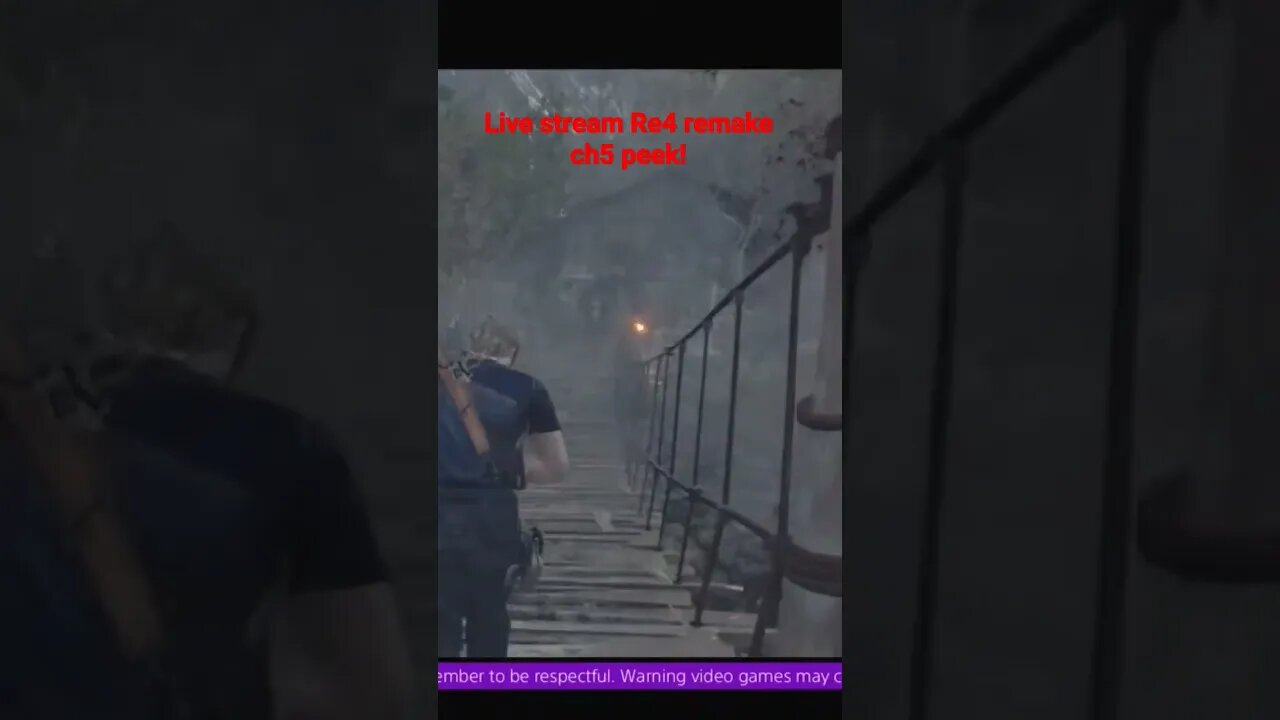 livestream re4 remake ch5 peek! #re4remake #shorts