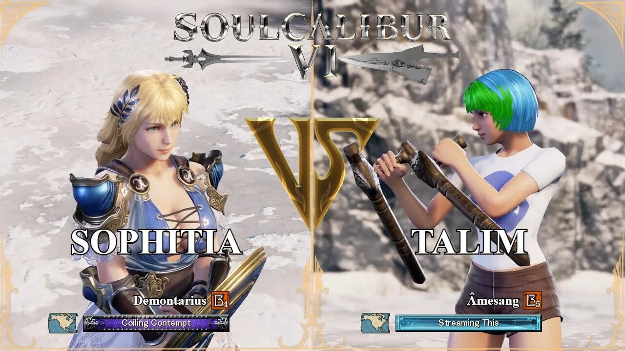 SoulCalibur VI — Demontarius (Sophitia) VS Amesang (Talim) | Xbox Series X Ranked