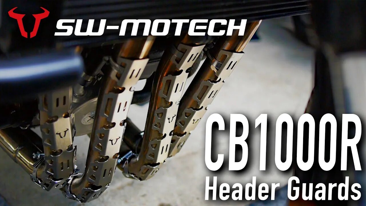 SW-Motech Header Pipe Guards | Fitted to CB1000R