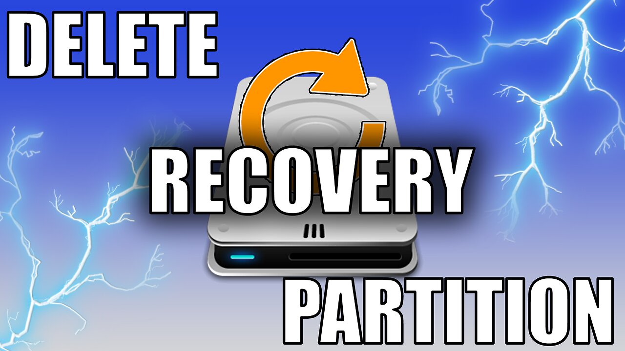 How to delete Windows Recovery partition from a disk