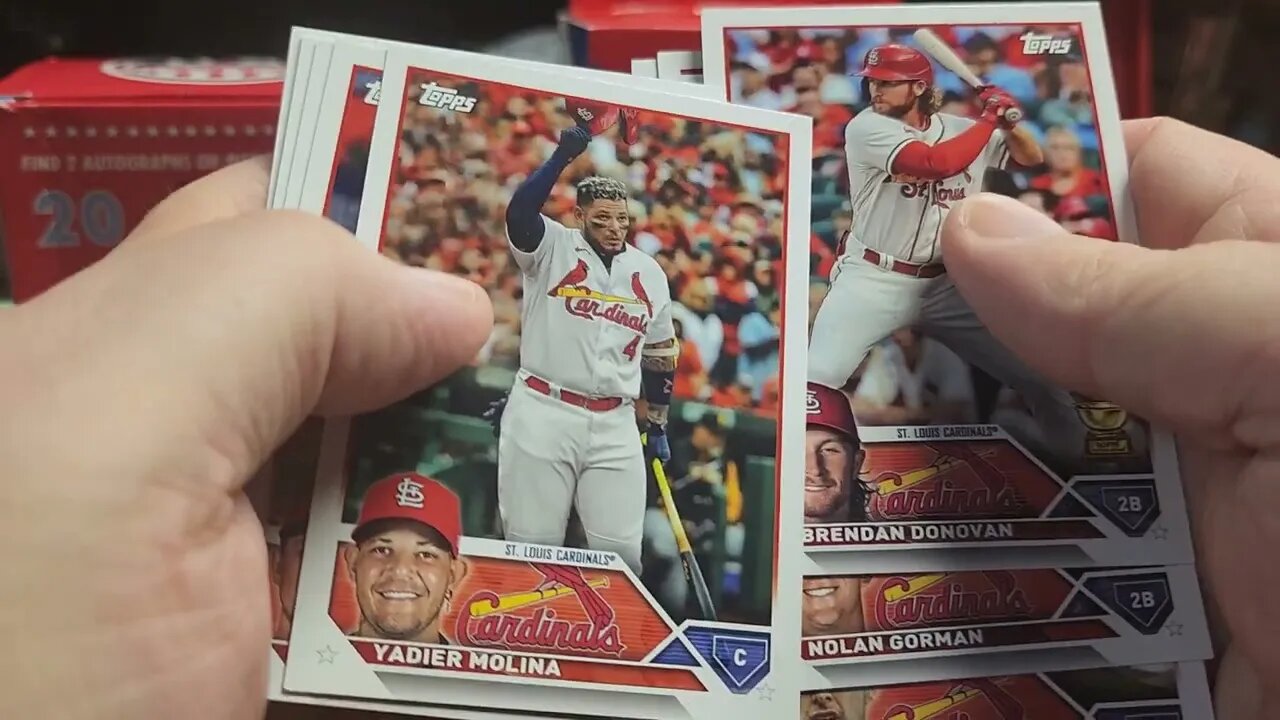 Topps 2023 Cardinals team set.