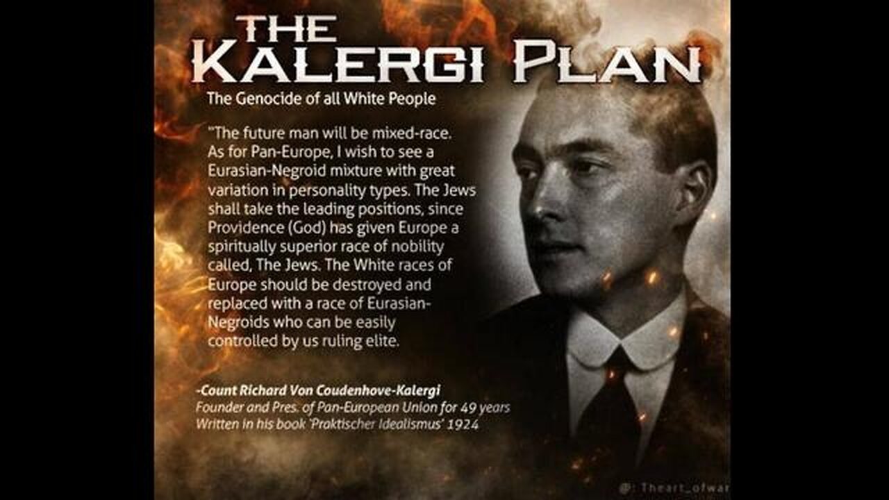 The Kalergi Plan: The Jewish Plan For White Genocide by Matthew North