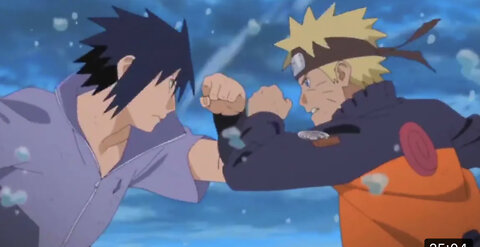 Naruto vs Sasuke final battle , full fight English Dubbed