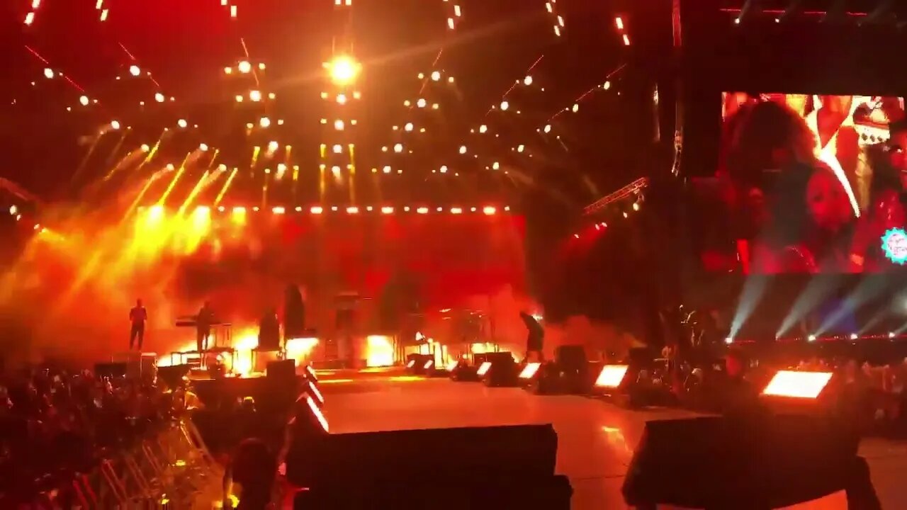 wizkid entrance at afronation 🦅🇵🇹