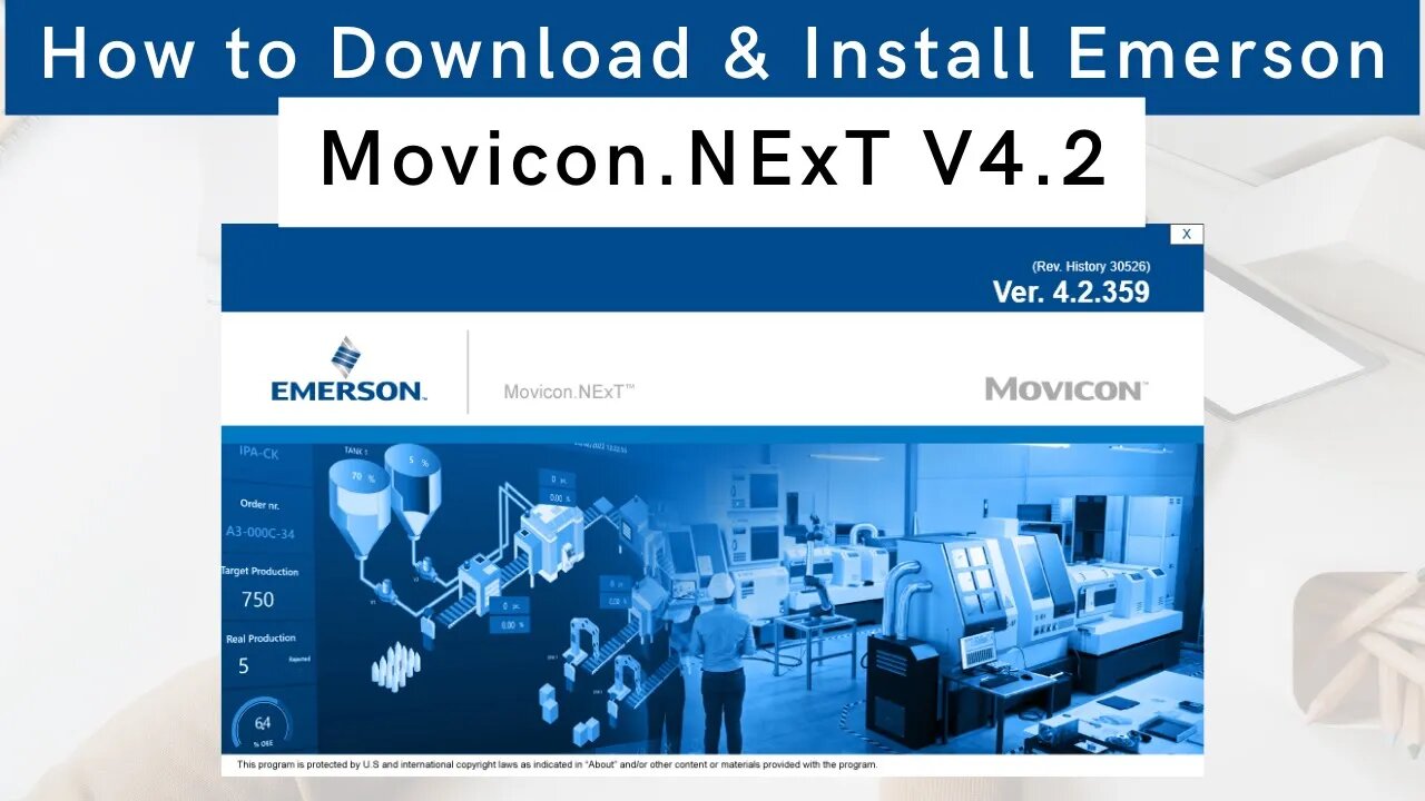 How to Download & Install Emerson Movicon NExT V4.2 | Movicon WebHMI V4.2.359 |