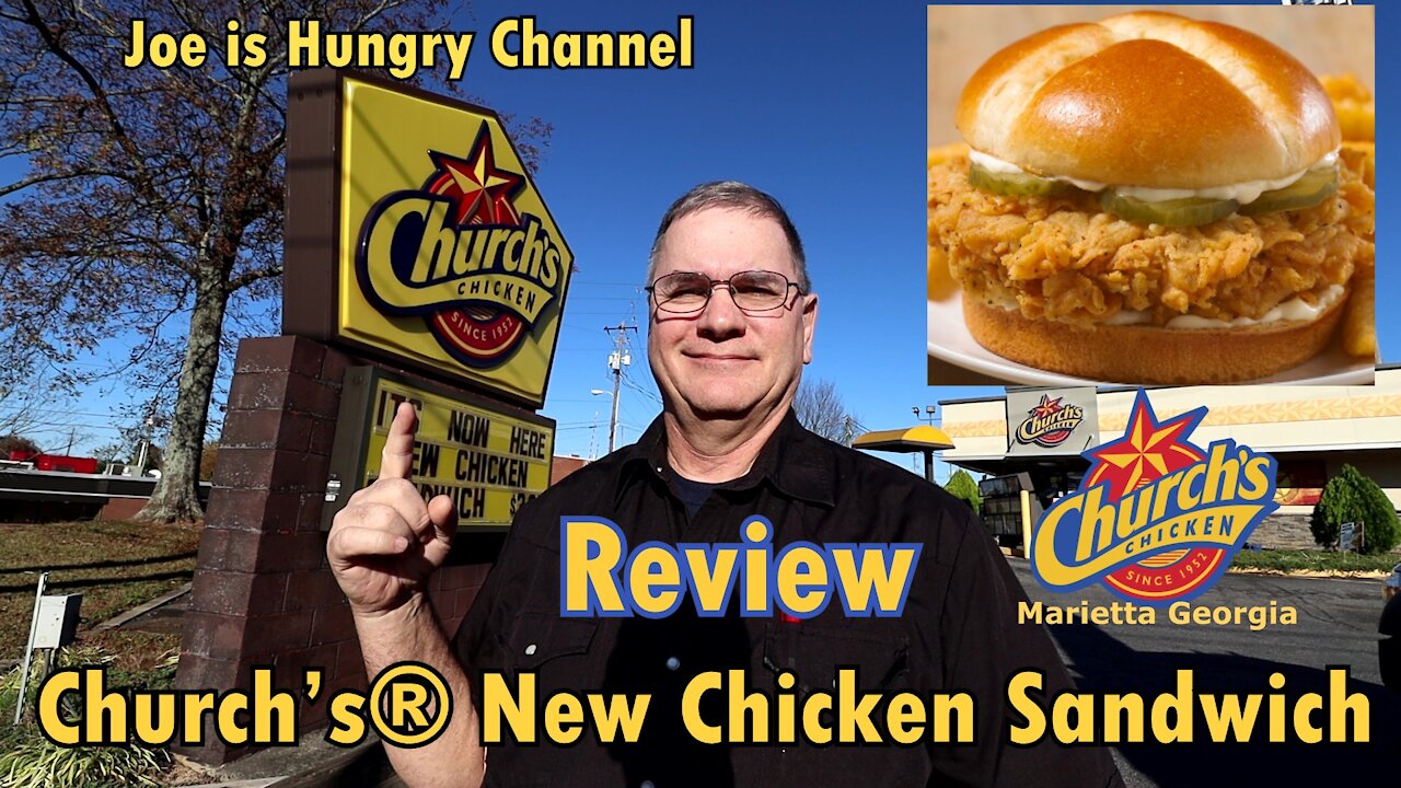 Church’s New Chicken Sandwich Review | Original Church’s® Chicken | Joe is Hungry 🐓🥪🐔🥪🐓🥪🐔