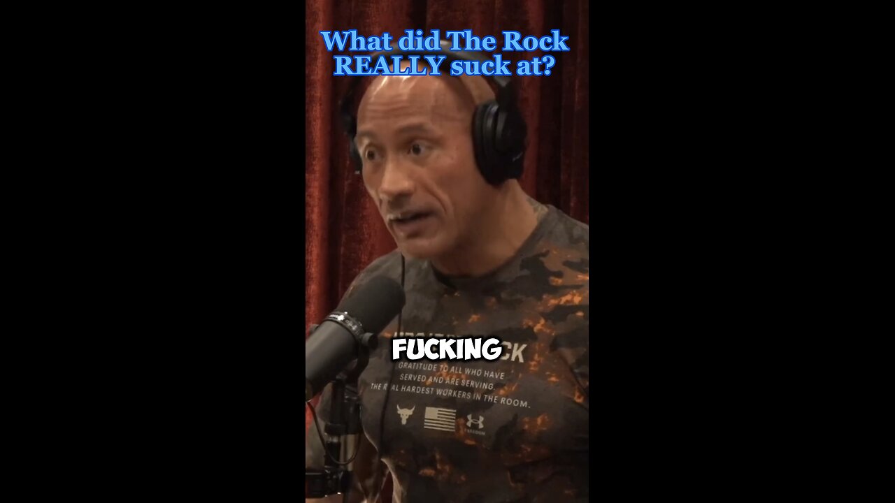 WHAT DID THE ROCK REALLY SUCK AT?!