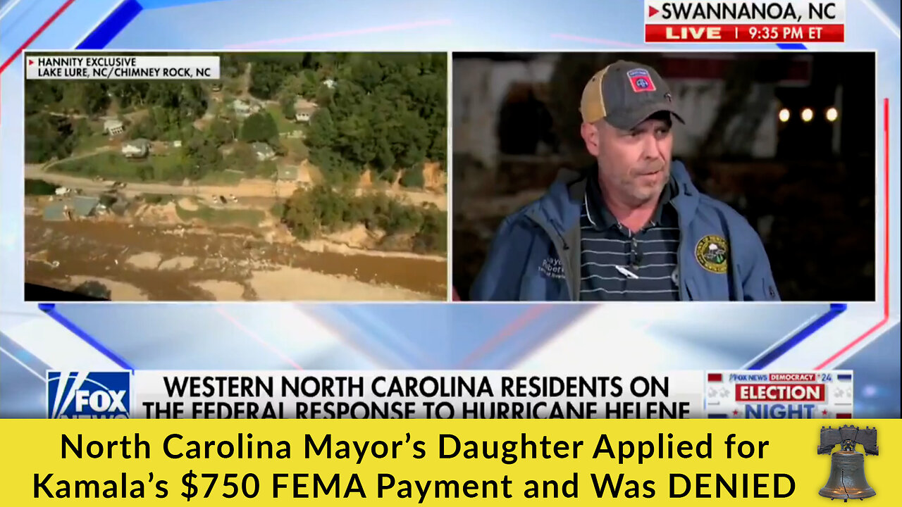 North Carolina Mayor’s Daughter Applied for Kamala’s $750 FEMA Payment and Was DENIED