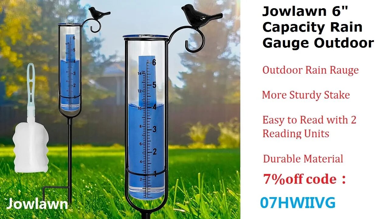 Jowlawn 6" Capacity Rain Gauge | Product Review