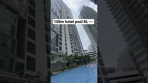 #shorts huge 100m hotel pool #kl #travel #invest #trading #crypto