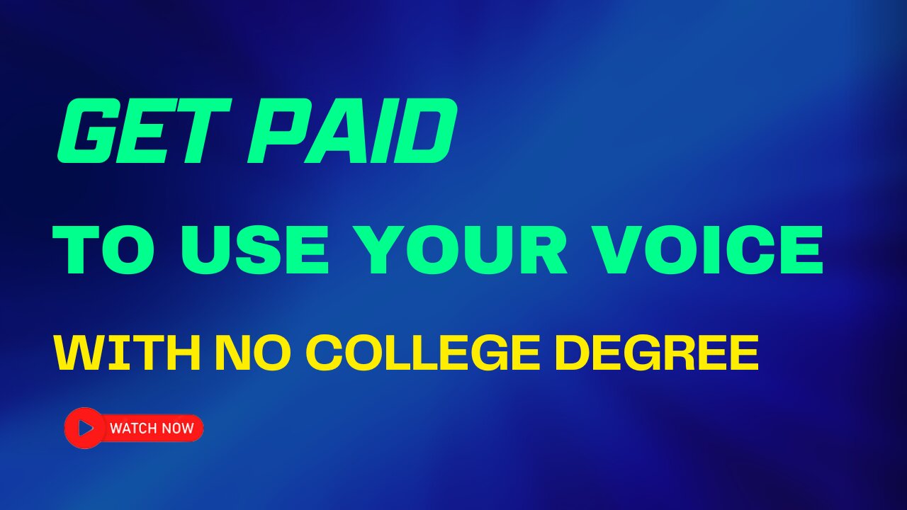 Passive Income 2023 Get Paid To Use You're Voice