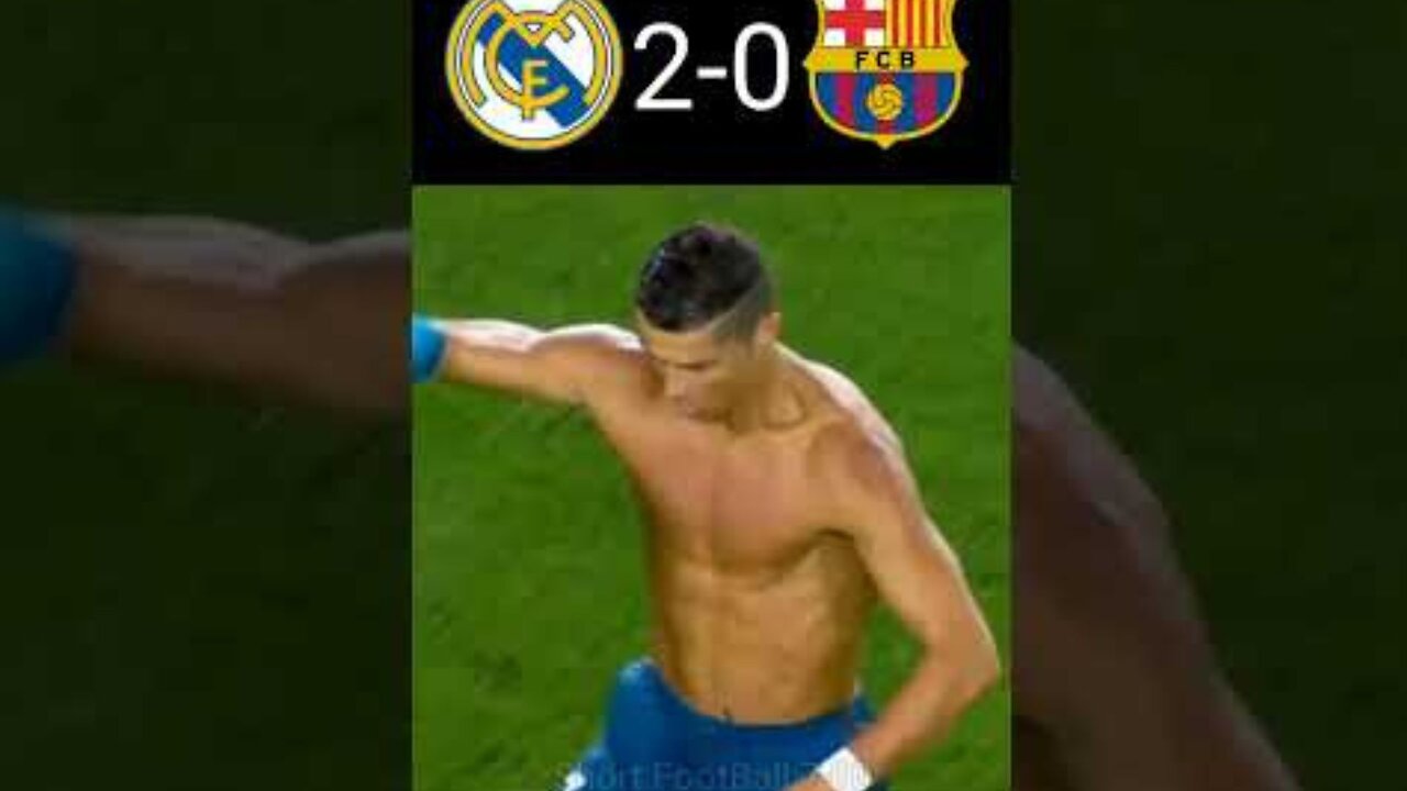 Real Madrid Vs Barcelona 3-1 Ronaldo Goal💥2017/18 Supercopa de España Final