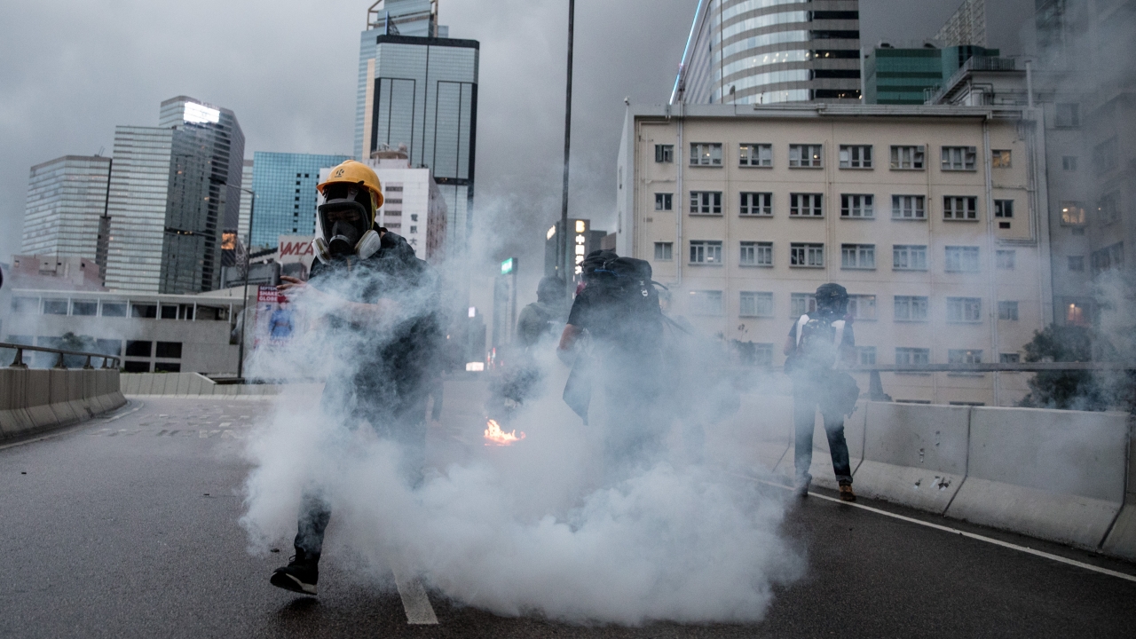Protesters In Hong Kong Hit The Streets Despite Government Ban