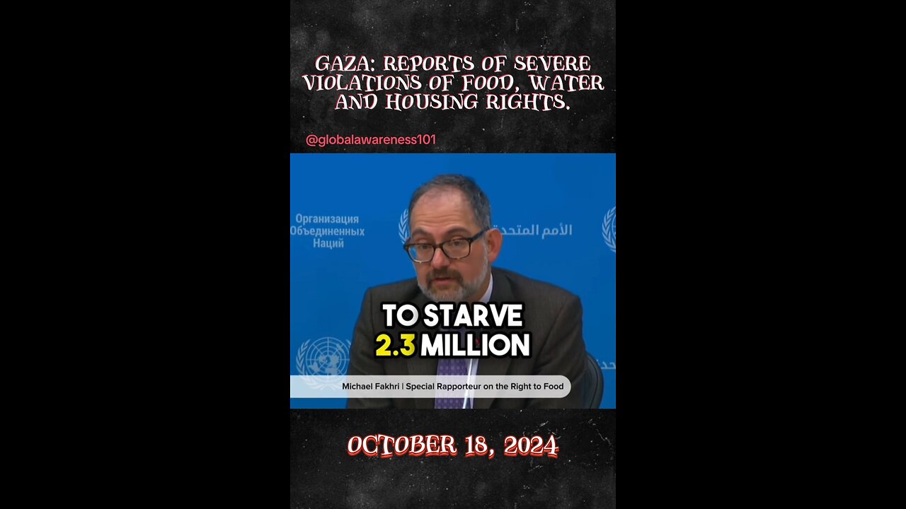 Israel using starvation as weapon against innocent people in Gaza