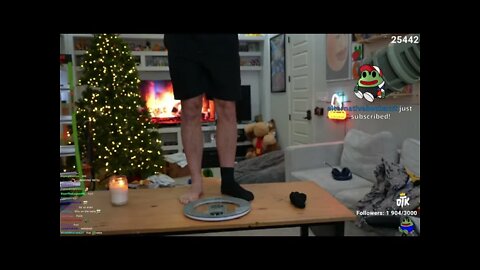 Mizkif Weighs Himself