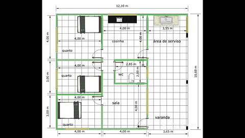 planta baixa/ 10x12