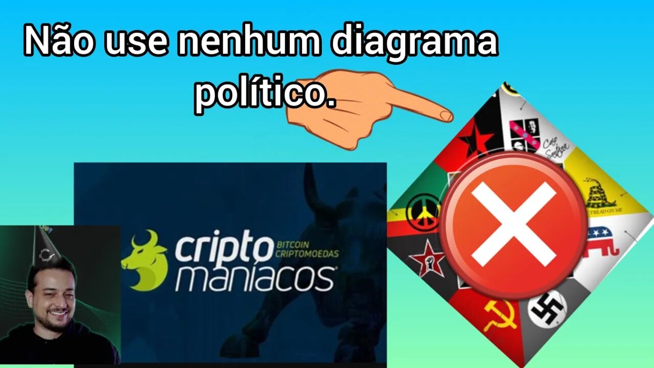 Pare de se classificar como direita e esquerda usando Diagrama de Nolan. Respondendo criptomaniacos.