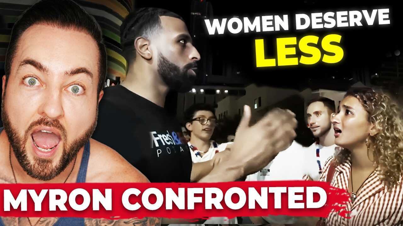 Combative HATER Confronts Myron on the Street @FreshFitMiami