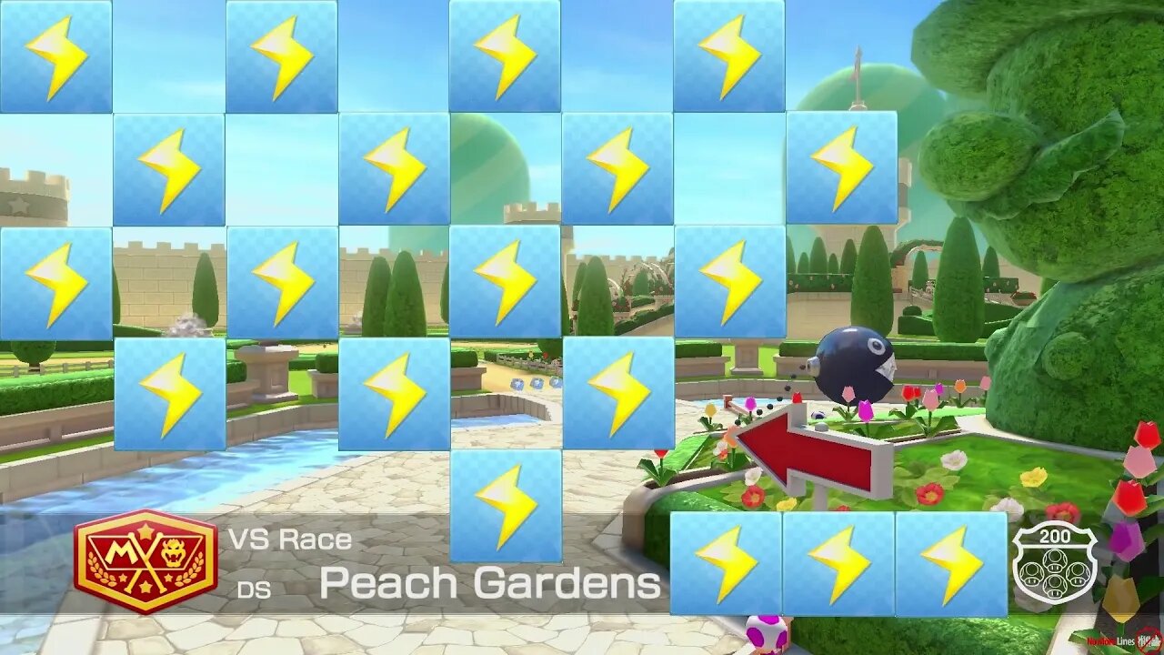 A ⚡'ing Peach Gardens Race