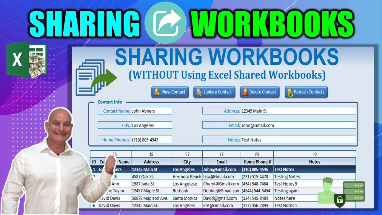 How to Create a MULTI-USER, macro enabled, Excel Workbook WITHOUT Using 'Share Workbook'