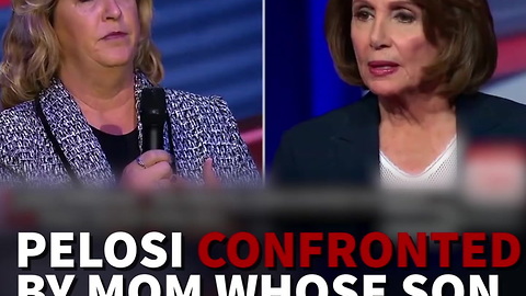 Nancy Pelosi Confronted By Mom Whose Son Was Killed By Illegal Immigrant