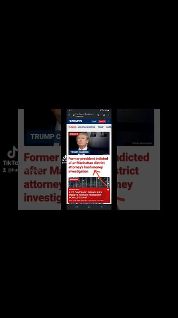 BREAKING NEWS: PRESIDENT TRUMP INDICTED #fyp #breaking_news