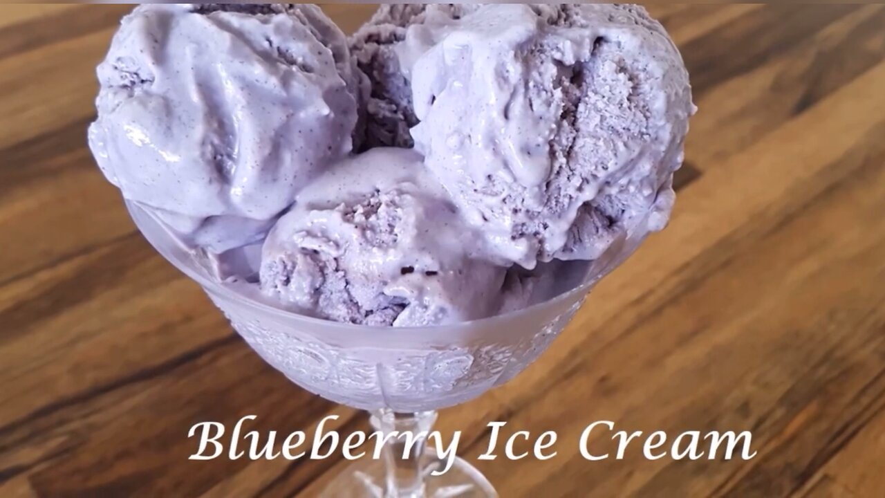 How to Make Blueberry Ice Cream!!!