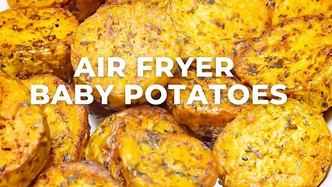 AIR FRYER BABY POTATOES l CRISPY ROASTED POTATOES - Flavours Treat