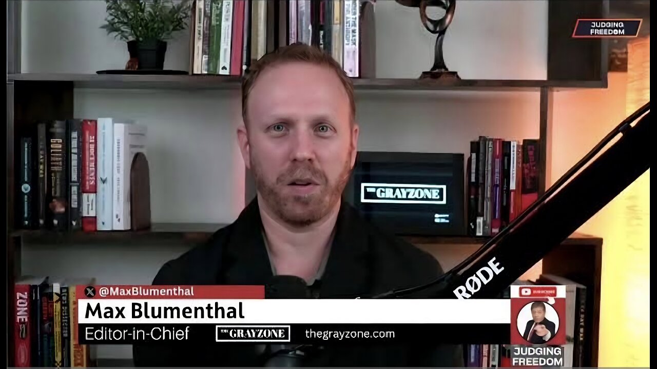 Max Blumenthal : Israel/Ukraine and Max Locked Out of X.