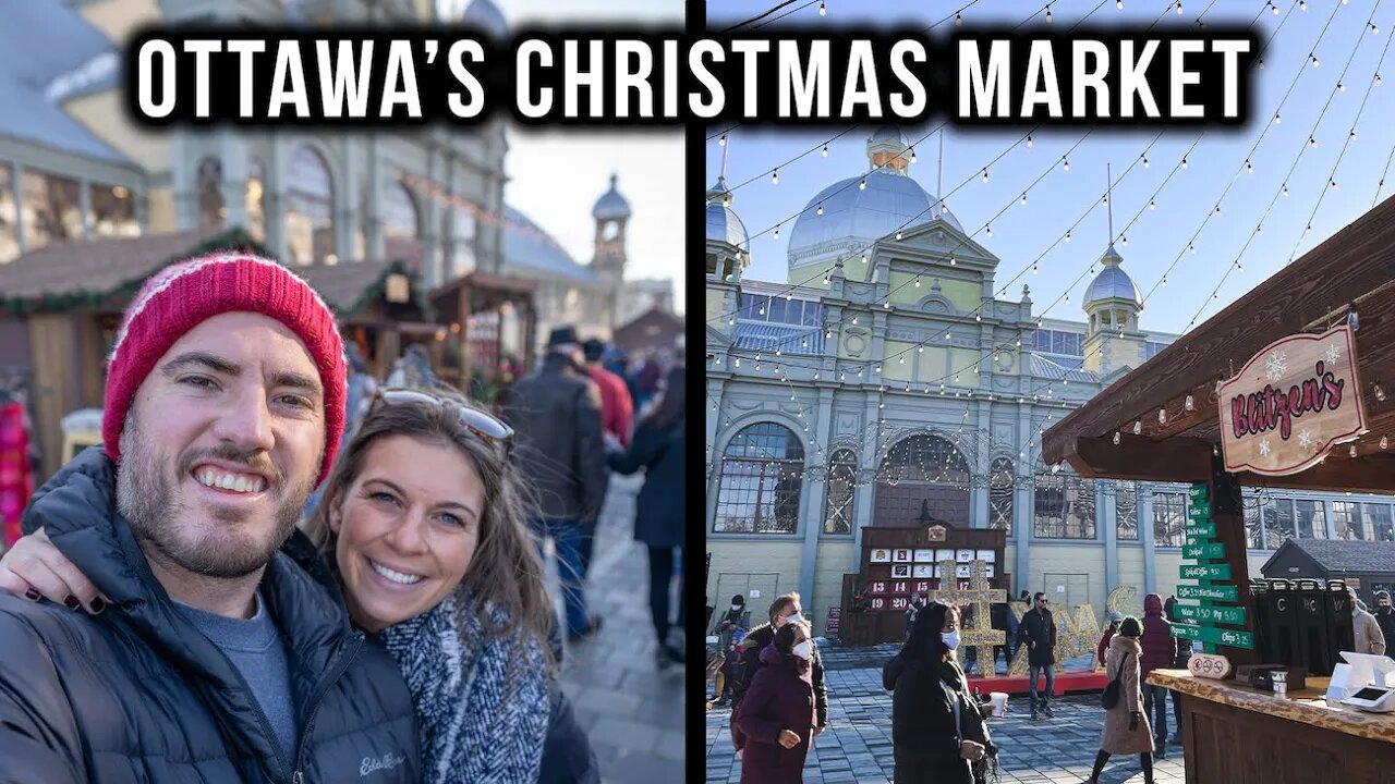 Exploring Ottawa's Christmas Market 🇨🇦 🎄