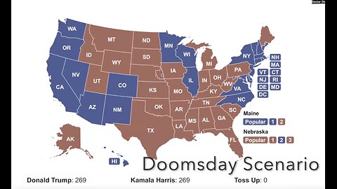 Electoral College Discussion as of October 19 2024 - Doomsday Scenario 269 Tie Possible?
