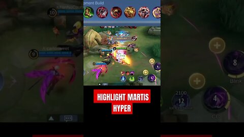 HIGHLIGHT MARTIS HYPER #mobilelegend #mpl #mplid #mlbb