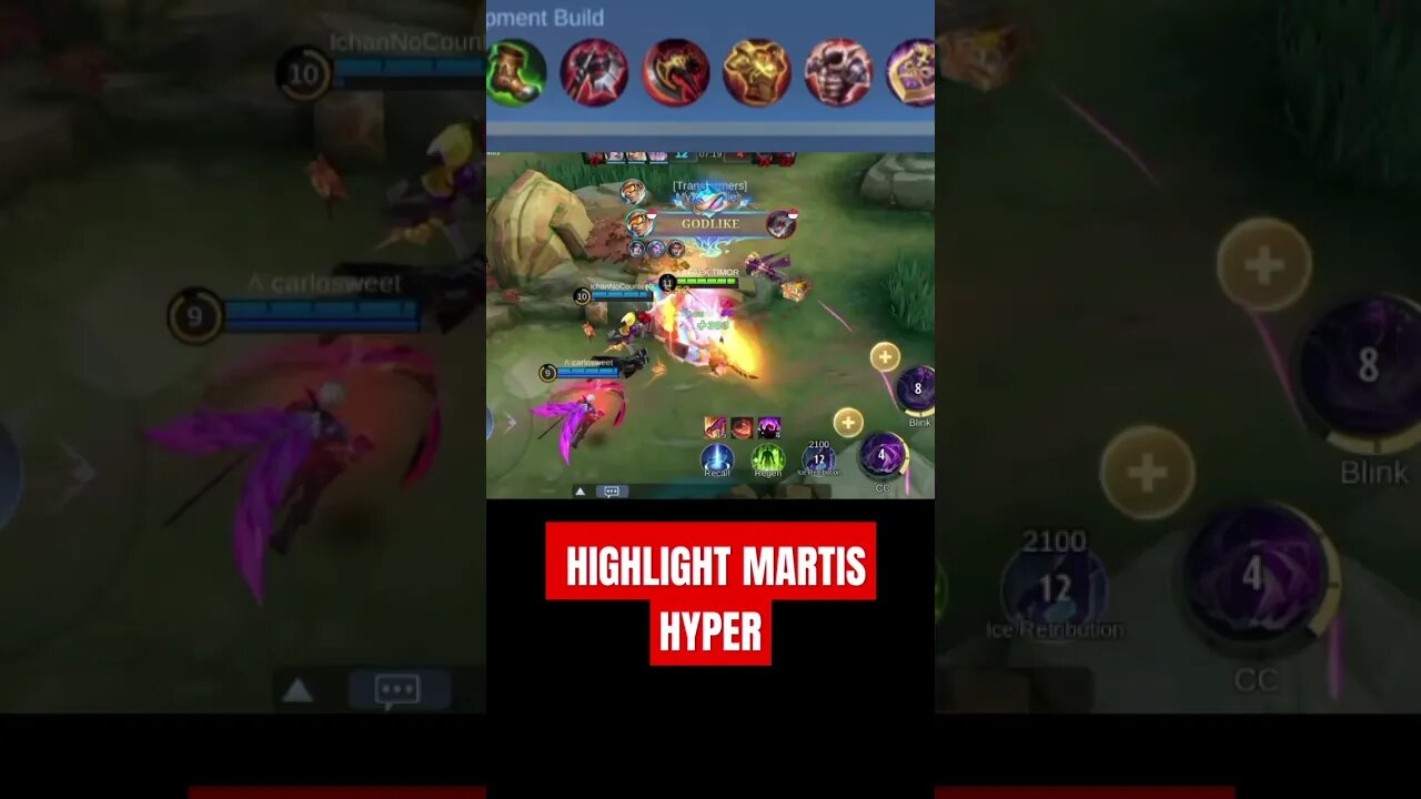 HIGHLIGHT MARTIS HYPER #mobilelegend #mpl #mplid #mlbb