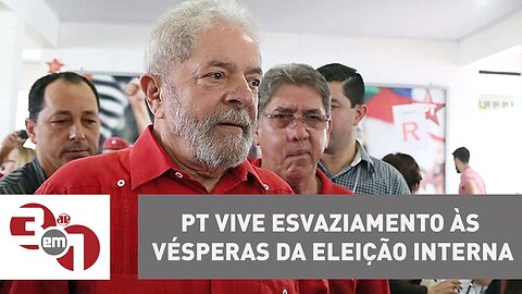 PT vive esvaziamento às vésperas da eleição interna